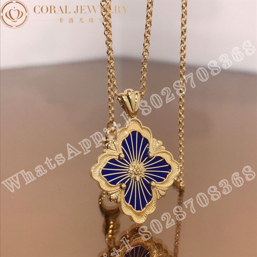 Buccellati Opera Tulle Pendant in yellow gold Big motif JAUPEN017977