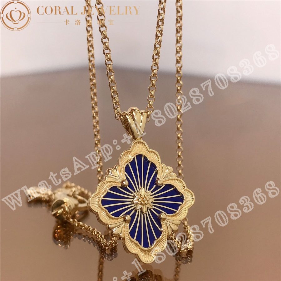 Buccellati Opera Tulle Pendant in yellow gold Big motif JAUPEN017977