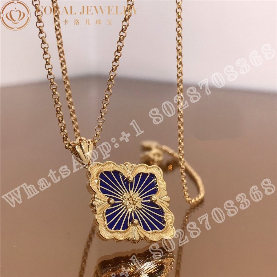 Buccellati Opera Tulle Pendant in yellow gold Big motif JAUPEN017977