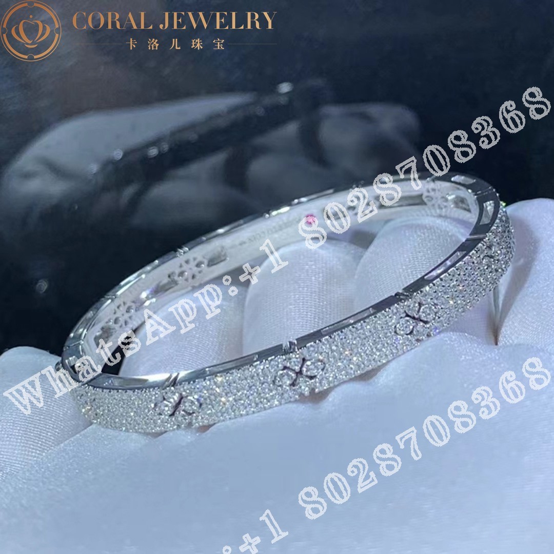 Roberto Coin Love in Verona 18K White Gold Diamond Bangle 8883010AWBAX