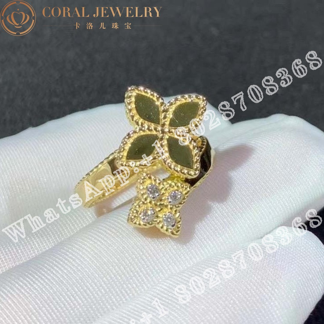 Roberto Coin Princess Flower Ring with Diamonds