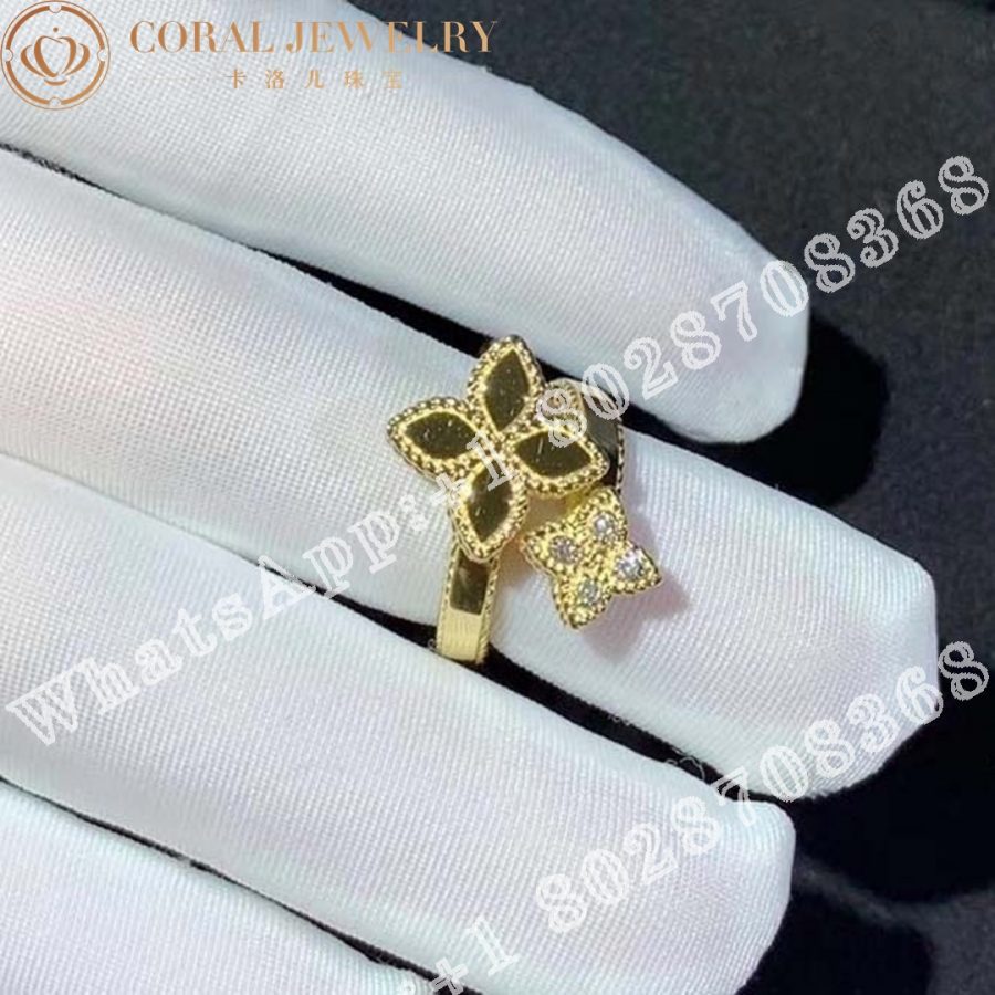 Roberto Coin Princess Flower Ring with Diamonds