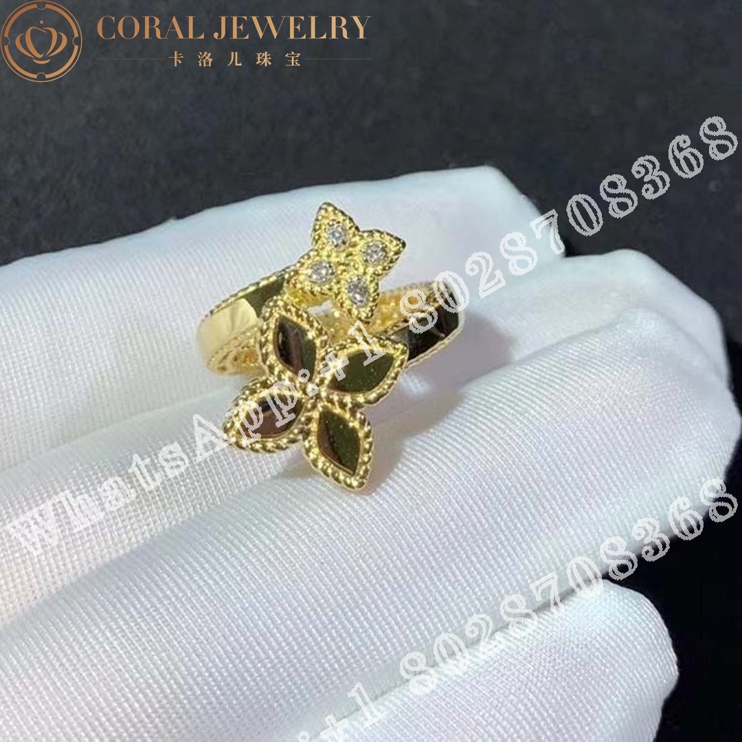 Roberto Coin Princess Flower Ring with Diamonds