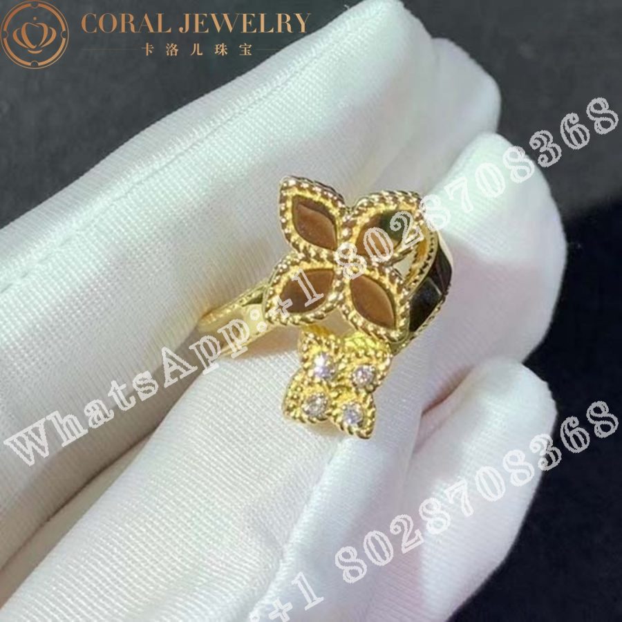 Roberto Coin Princess Flower Ring with Diamonds