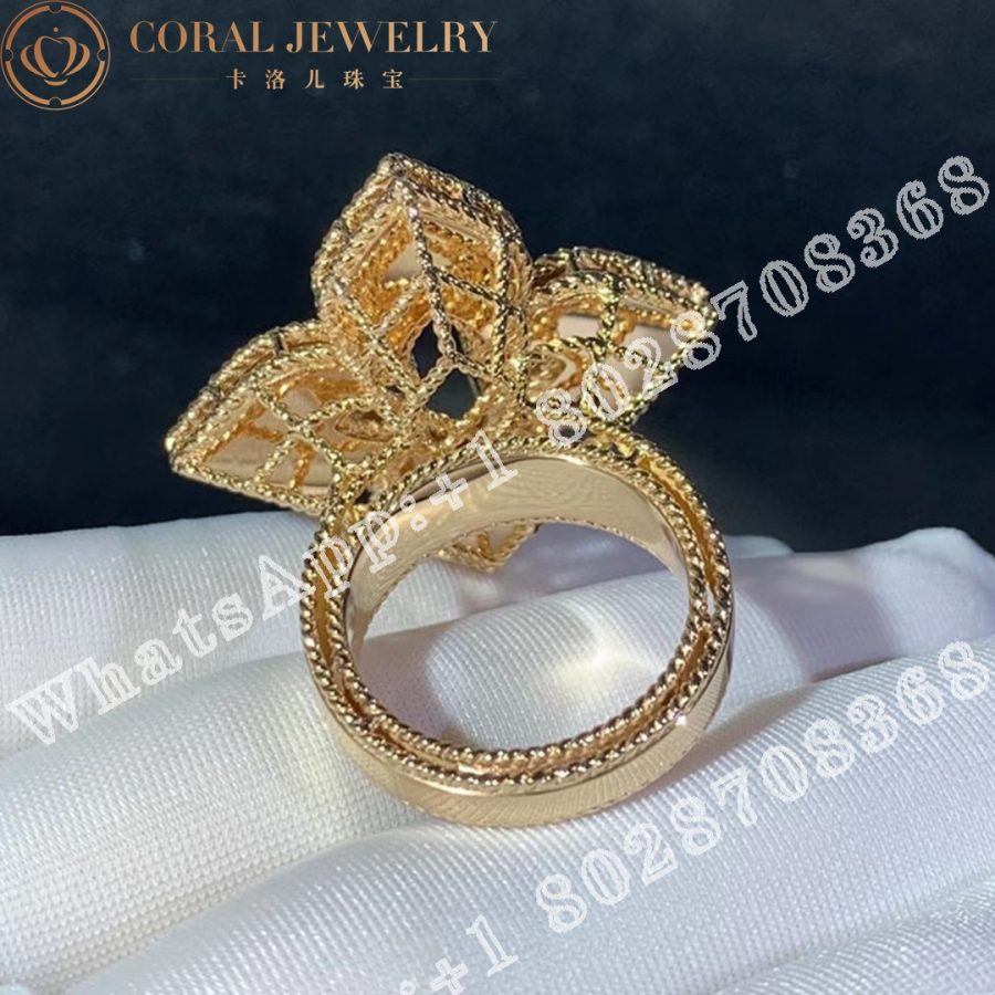 Roberto Coin Venetian Princess Ring Rose Gold & Diamond - 3.5cm