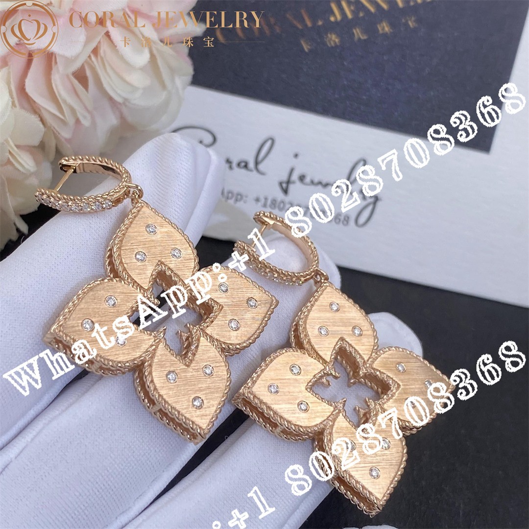 Roberto Coin Venetian Princess Earrings with Diamonds ADR777EA1247_R