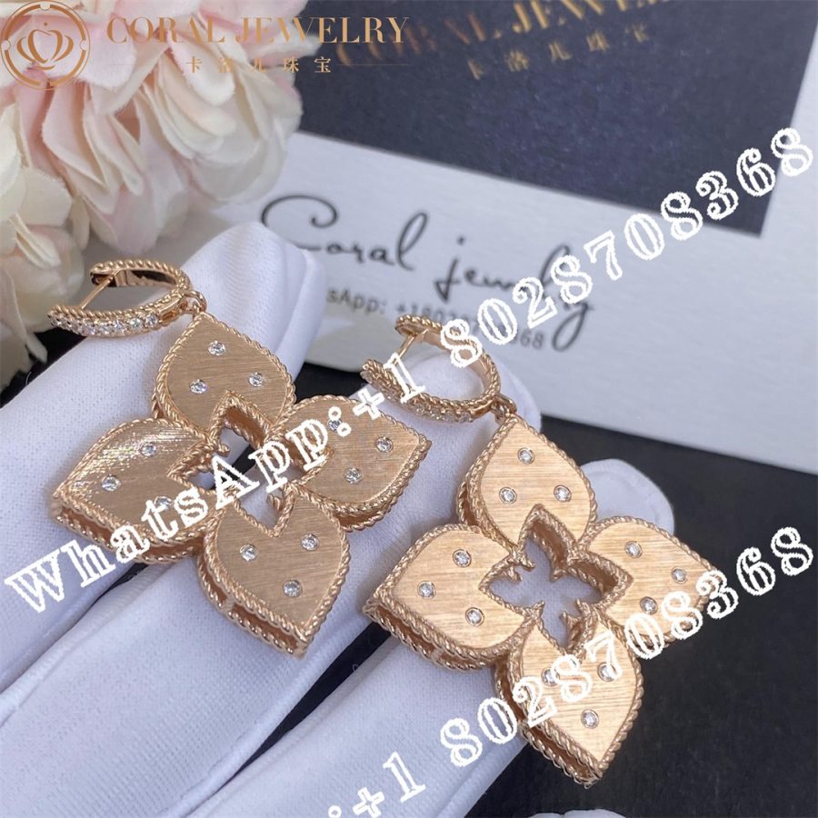 Roberto Coin Venetian Princess Earrings with Diamonds ADR777EA1247_R