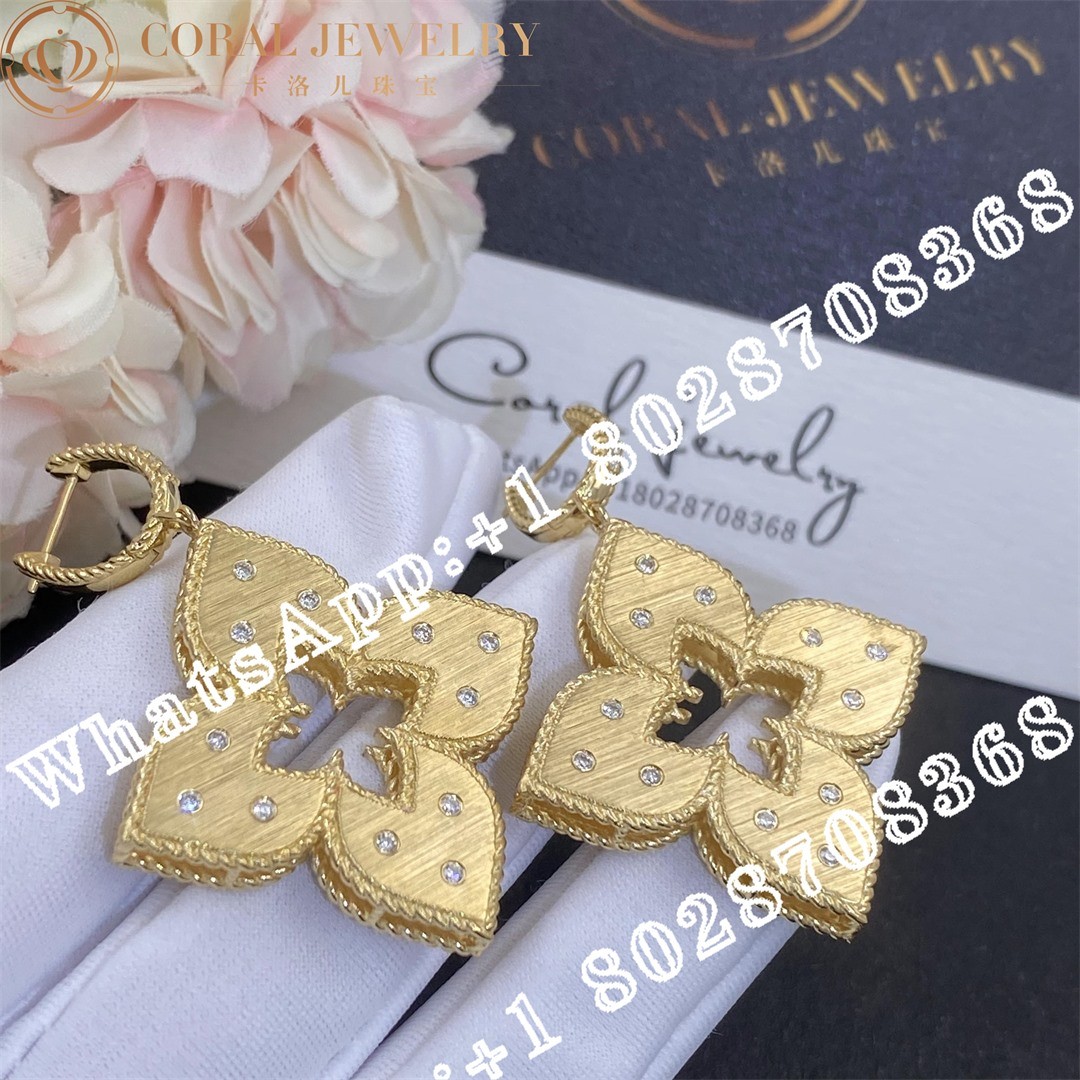 Roberto Coin Venetian Princess Earrings with Diamonds ADR777EA1247_Y