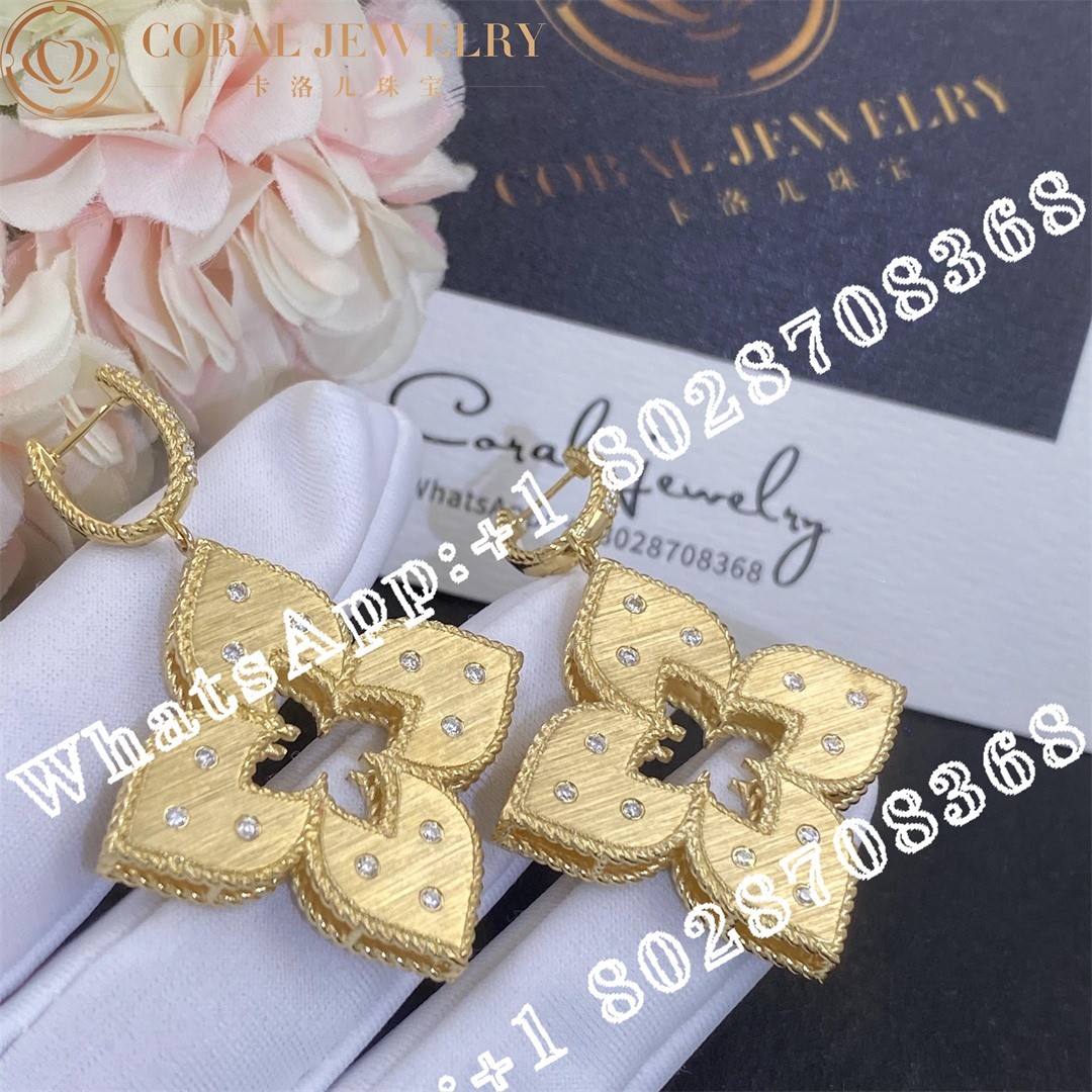 Roberto Coin Venetian Princess Earrings with Diamonds ADR777EA1247_Y