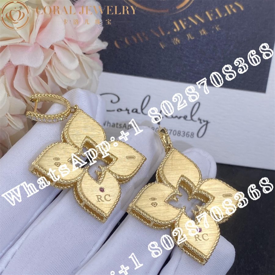 Roberto Coin Venetian Princess Earrings with Diamonds ADR777EA1247_Y