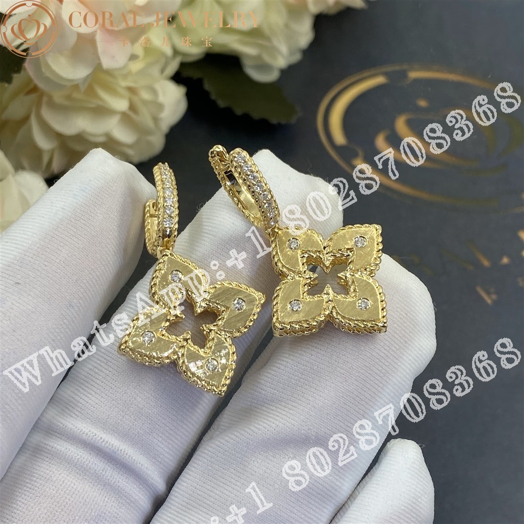 Roberto Coin Venetian Princess Earrings with Diamonds ADR777EA2848