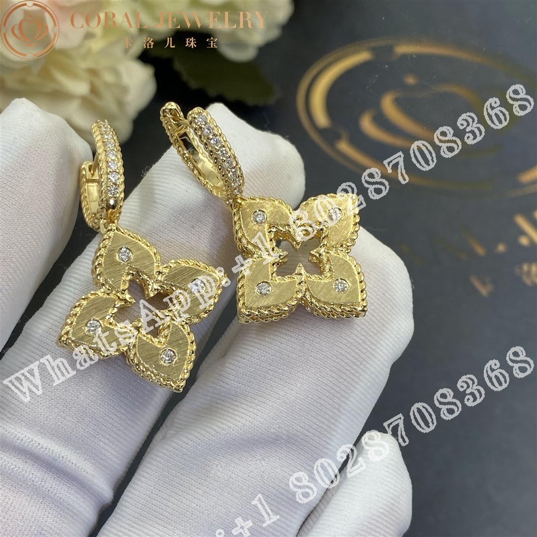 Roberto Coin Venetian Princess Earrings with Diamonds ADR777EA2848