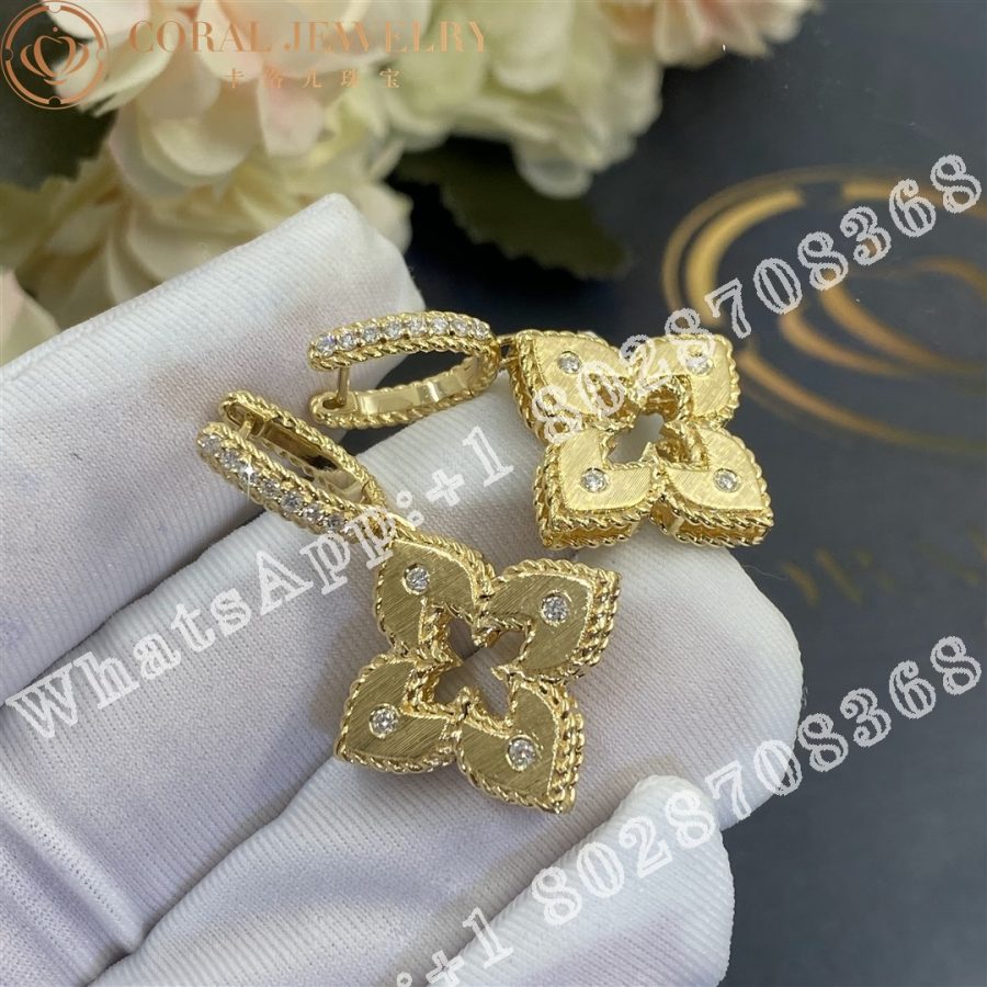 Roberto Coin Venetian Princess Earrings with Diamonds ADR777EA2848