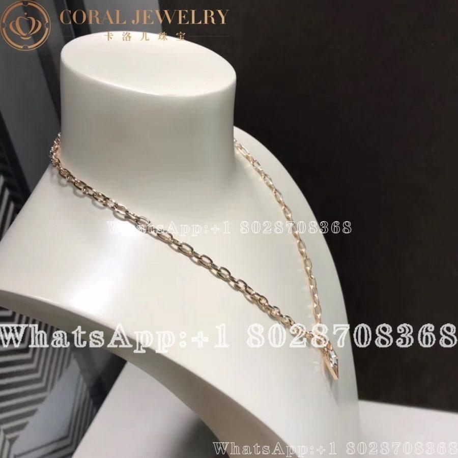 Louis Vuitton B Blossom Necklace Pink Gold White Gold Pink Opal White Mother Of Pearl And Diamonds Q94465 Coral (10)