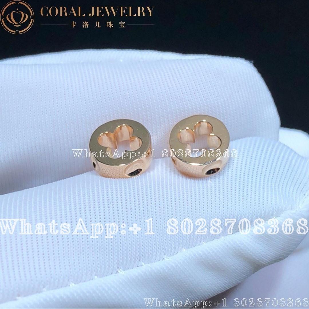 Louis Vuitton Empreinte Ear Studs Pink Gold Q96579 Coral (2)