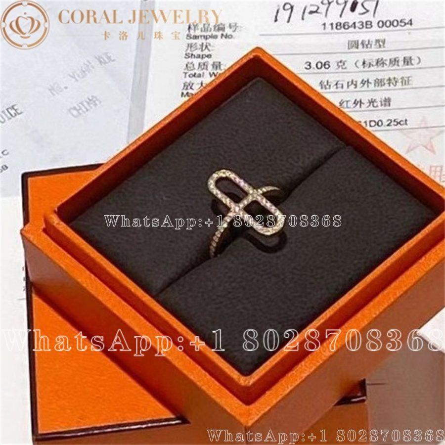 Hermes Ever Chaine Dancre Ring Coral (3)