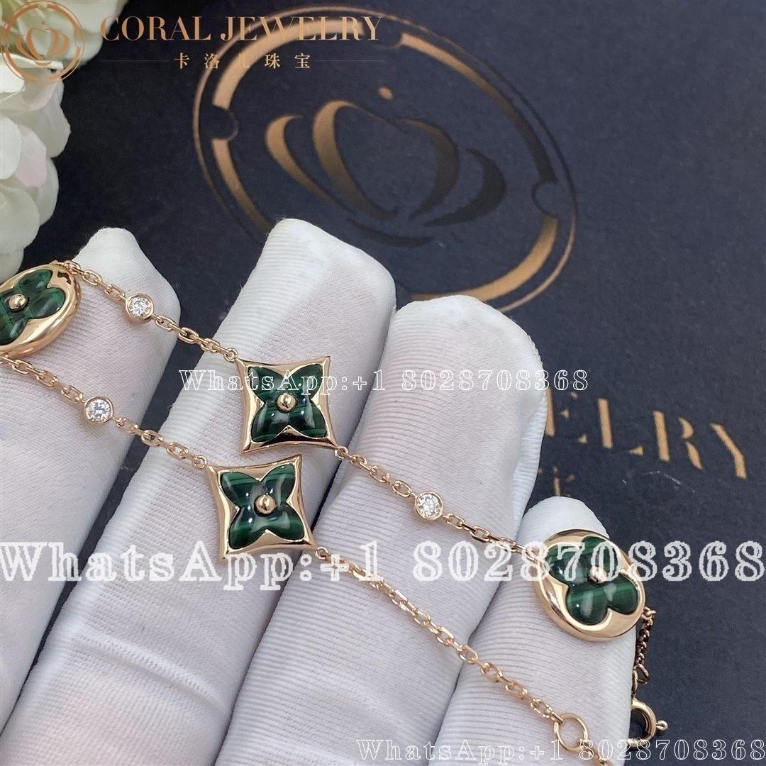 Louis Vuitton Bracelet Color Blossom Bb Multi Motifs Malachite Q95698 Coral (7)