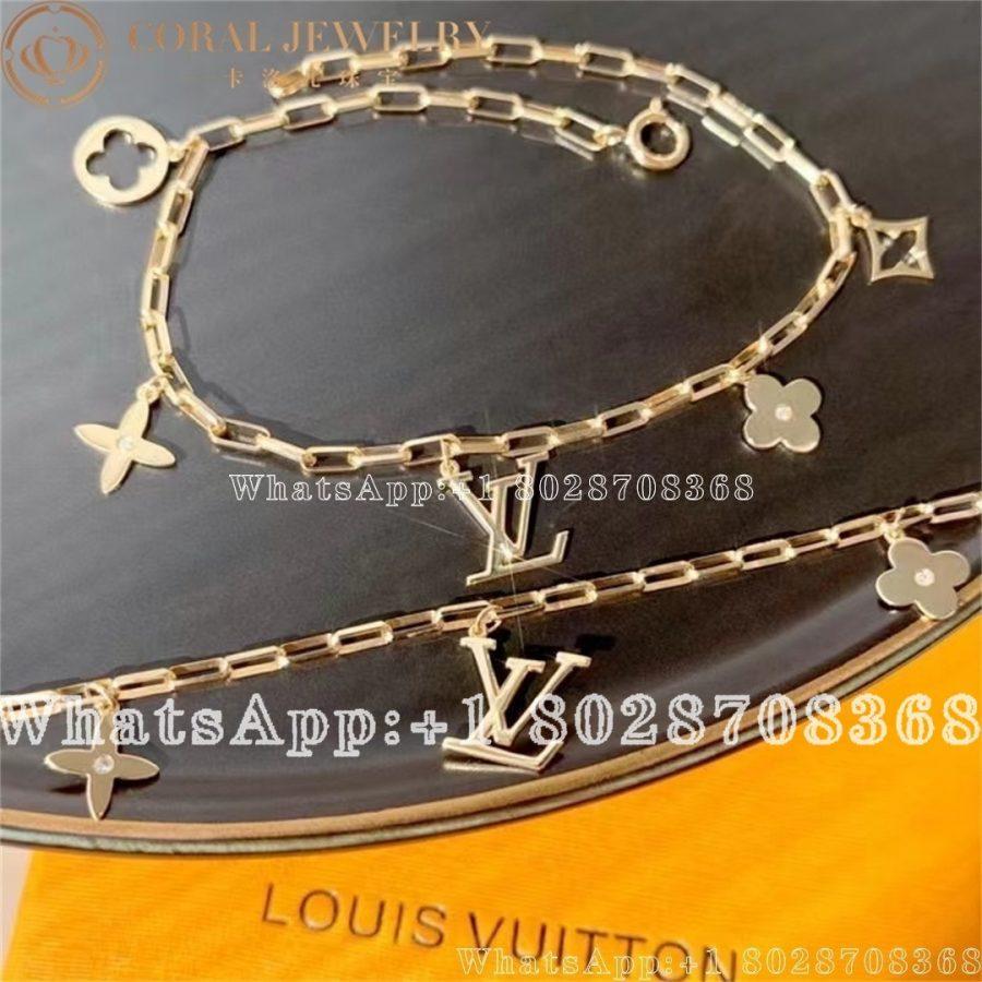 Louis Vuitton Idylle Blossom Monogram Station Bracelet Coral (1)