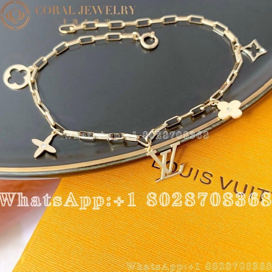 Louis Vuitton Idylle Blossom Monogram Station Bracelet Coral (11)