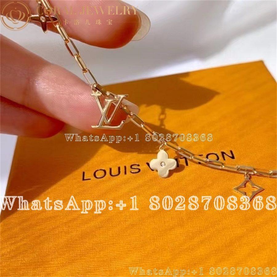 Louis Vuitton Idylle Blossom Monogram Station Bracelet Coral (5)