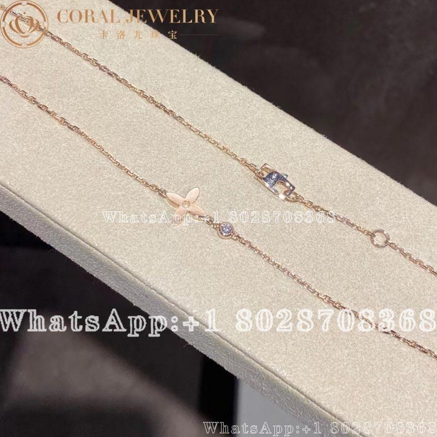 Louis Vuitton Idylle Blossom Pendant Pink Gold And Diamond Q93281 Coral (7)