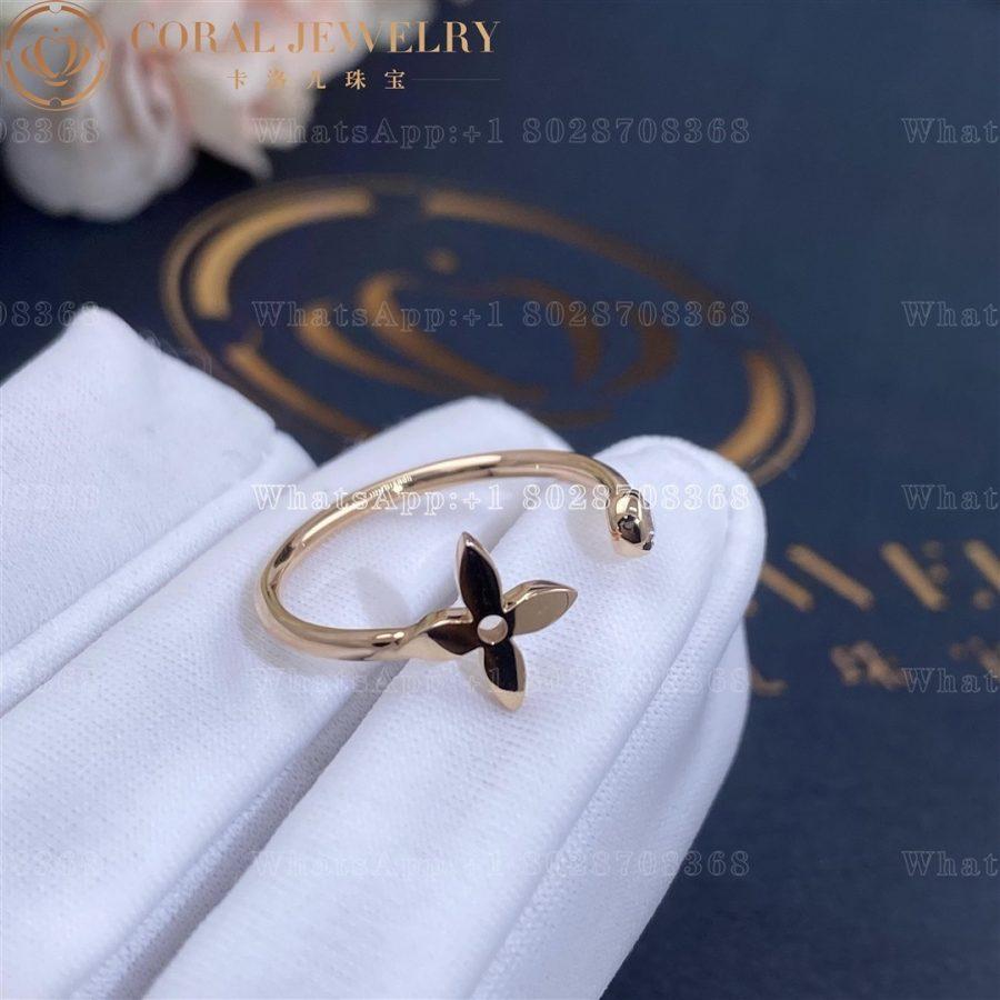 Louis Vuitton Idylle Blossom Ring 3 Golds And Diamonds Q9f15e Coral (21)