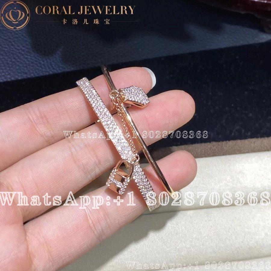 Hermes Kelly Cadenas Bracelet Small Model H220464b Coral (14)