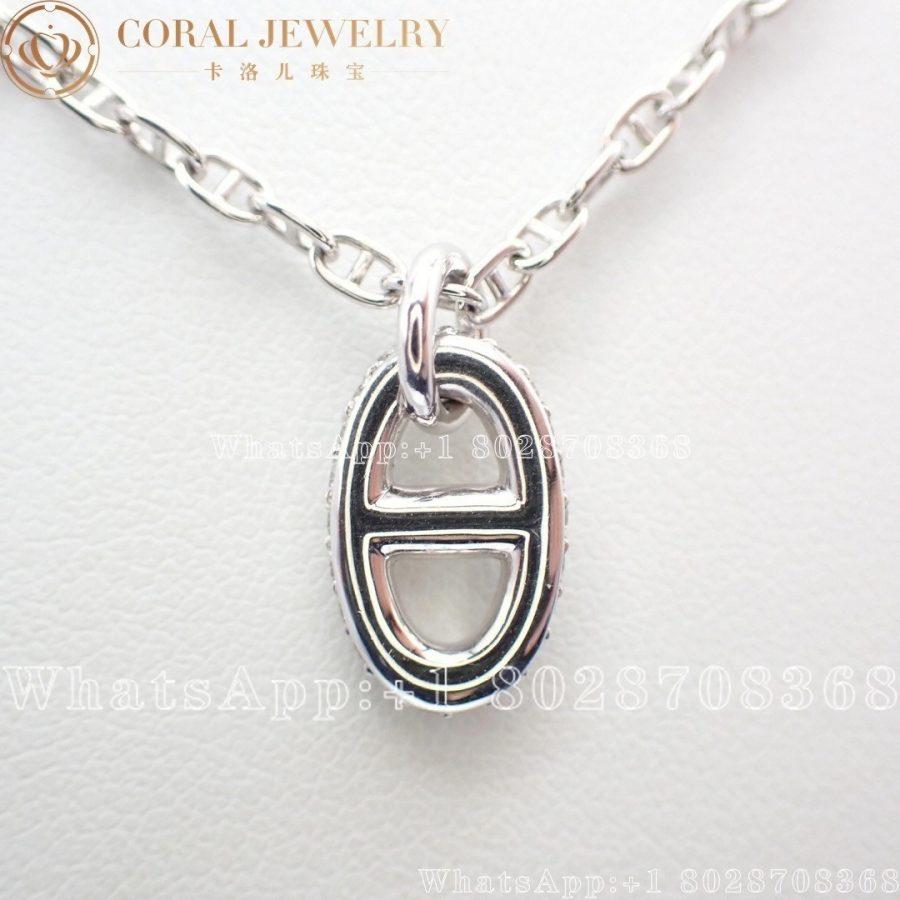 Hermes Farandole Pendant In White Gold Set With Diamonds H221304b Coral (7)