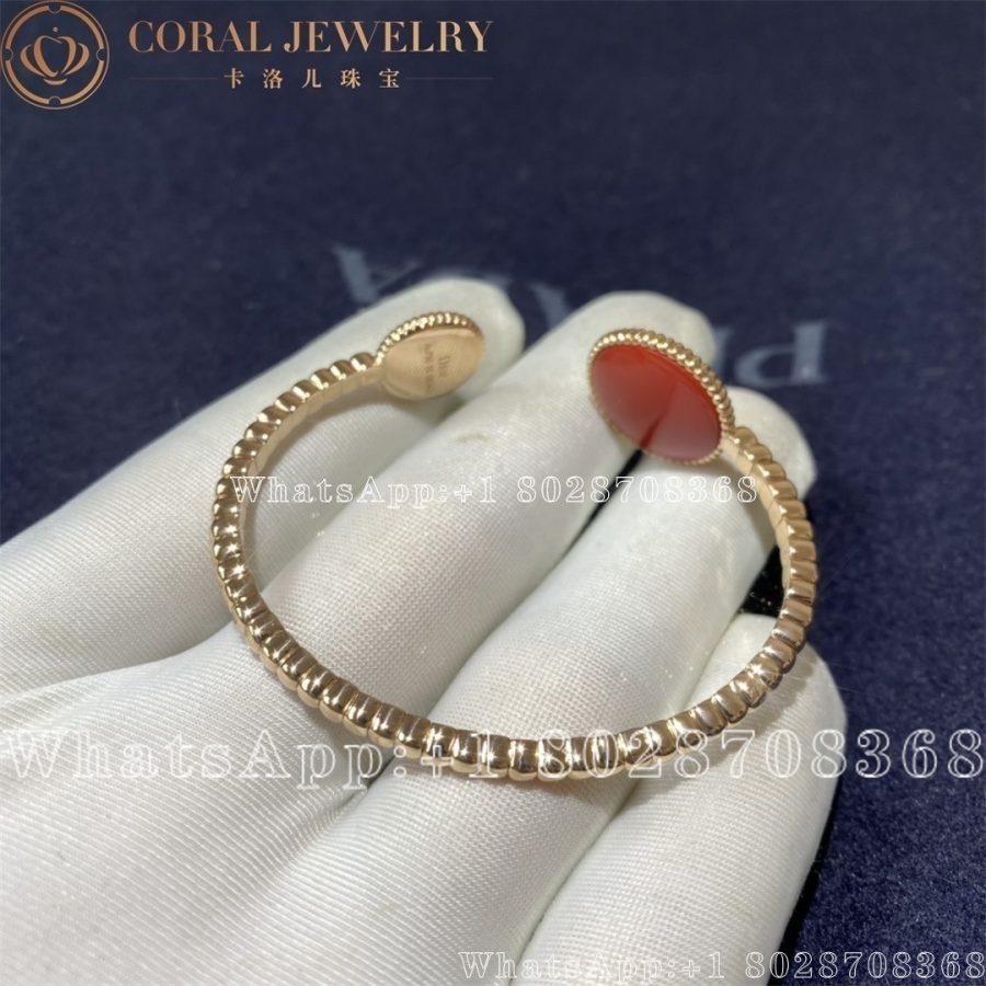 Dior Rose Des Vents Diamond Coral 18k Rose Gold Open Cuff Coral Coral (6)