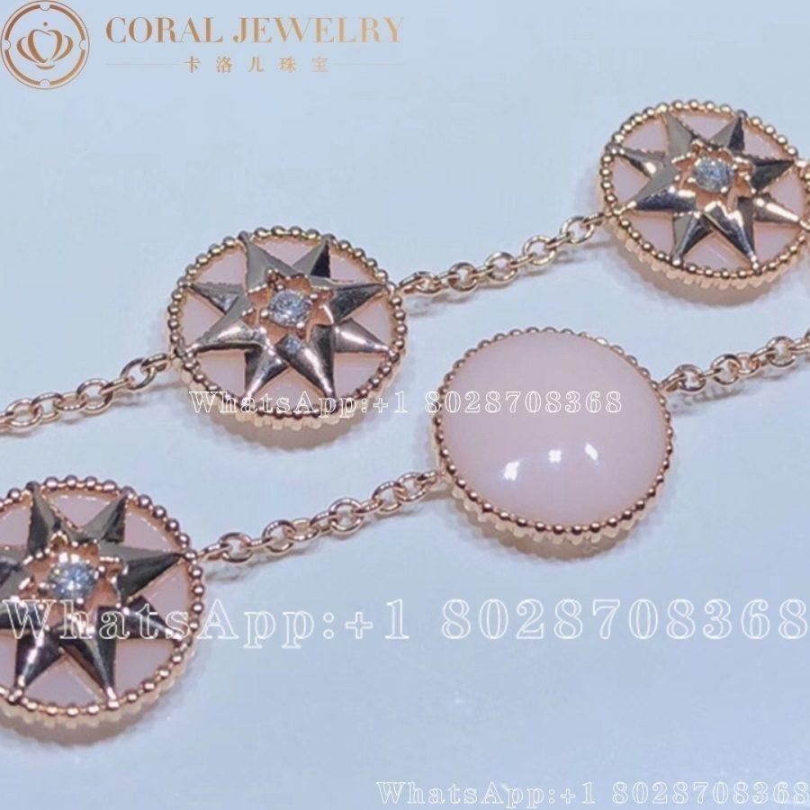 Dior Rose Gold Rose Des Vents Bracelet Jrdv95063 Coral (5)