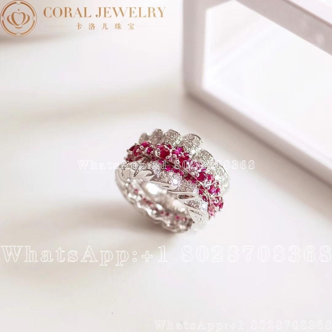 Dior Couture Dior Ring White Gold Sapphires And Diamonds Coral (2)