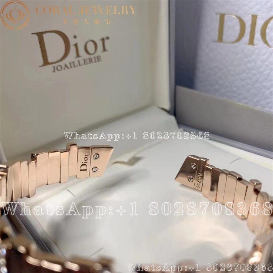 Dior Gem Dior Bracelet Rose Gold And Diamonds Coral (5)