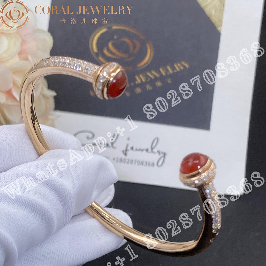 Piaget Possession Open Bangle Bracelet G36pa600 Coral (4)