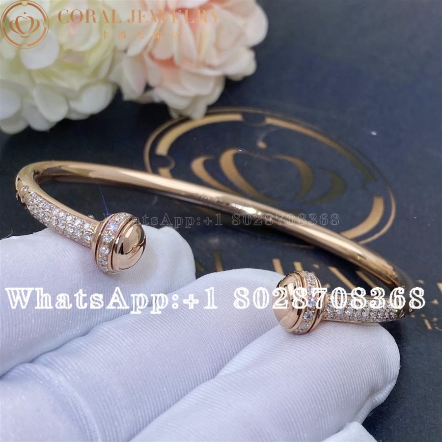 Piaget Possession Open Bangle Bracelet G36pv400 Coral (5)