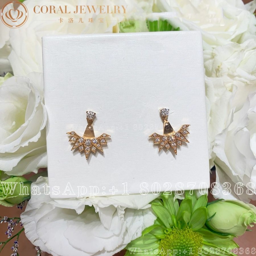 Piaget Sunlight Yellow Gold Diamond Earrings G38r0900