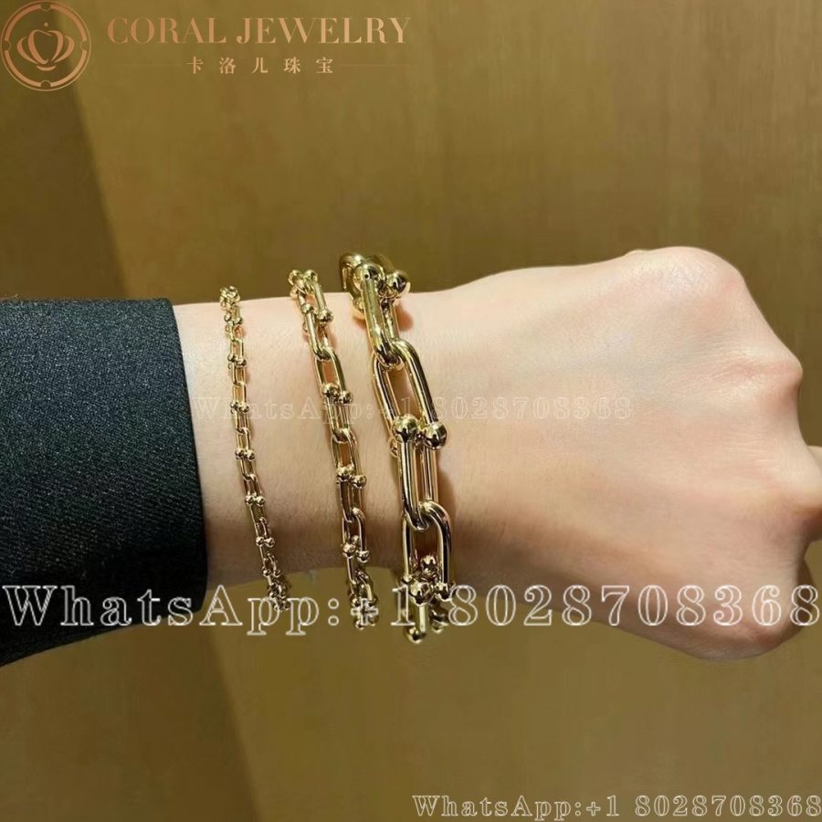 Tiffany Hardwear Link Bracelet In Yellow Gold Medium