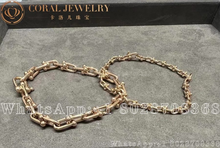 Tiffany Hardwear Link Rose Gold Medium Bracelet