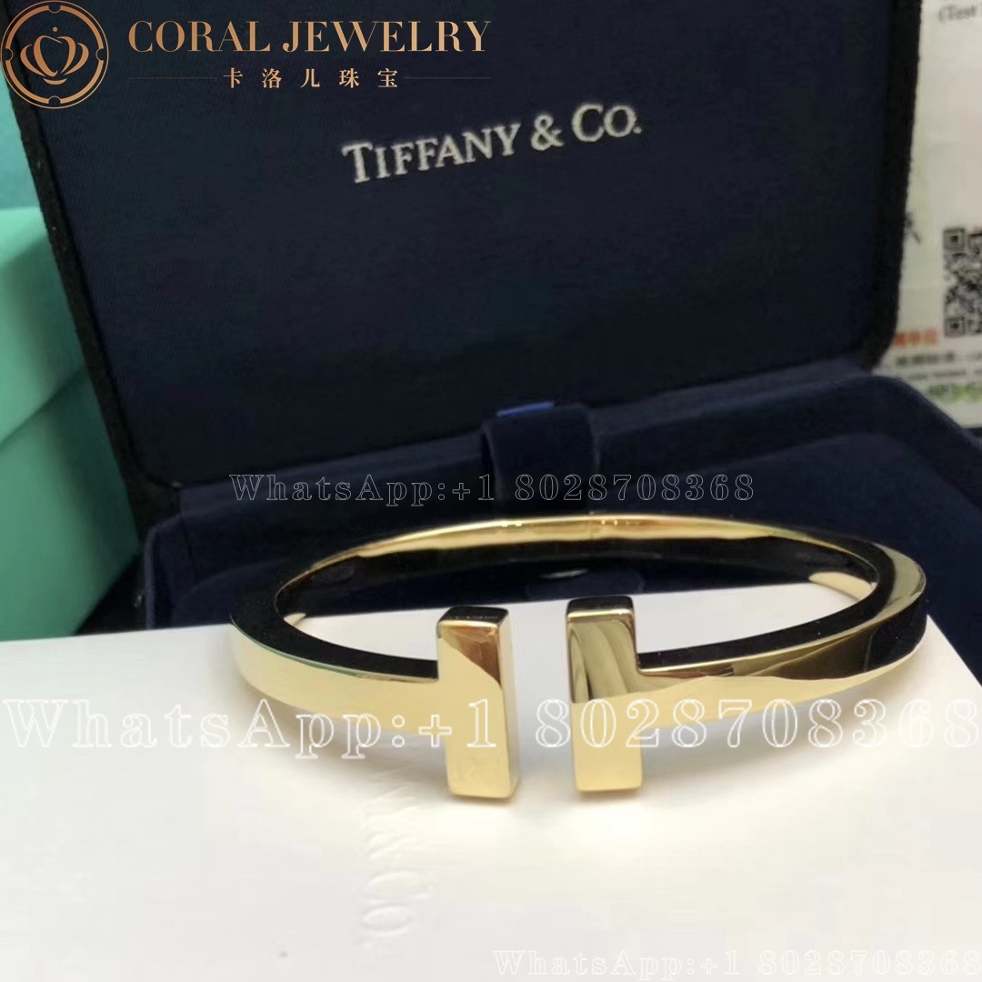 Tiffany T Square Bracelet In 18k Gold Coral (1)