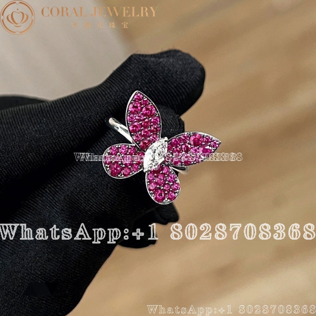 Graff Butterfly White Gold Rubies Diamond Ring Rgr256 Coral (1)