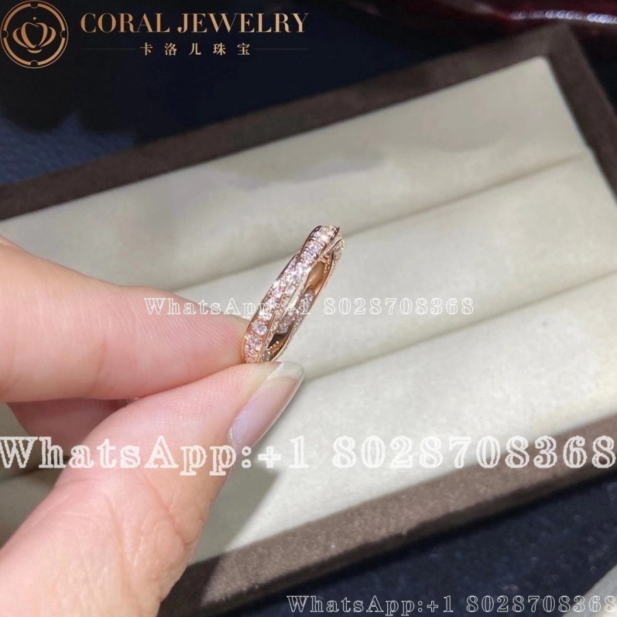 Graff Spiral Pave Diamond Band Rose Gold Rgr598 Coral (4)