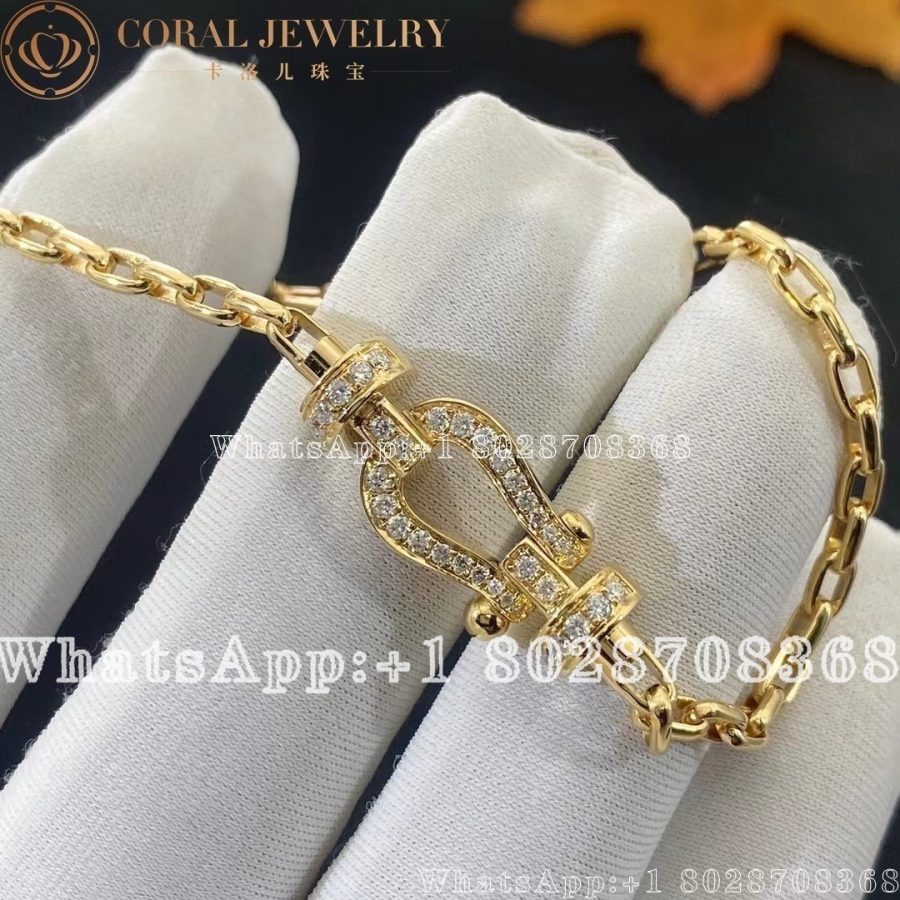 Force 10 Bracelet 18k Yellow Gold And Diamonds Medium Model Yellow Gold Link Coral (3)