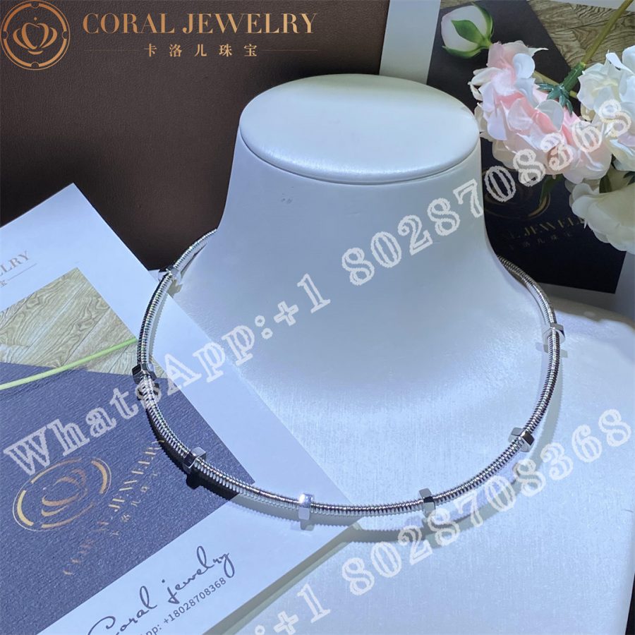 Cartier Ecrou De Cartier Necklace White Gold N7424398 Coral (3)