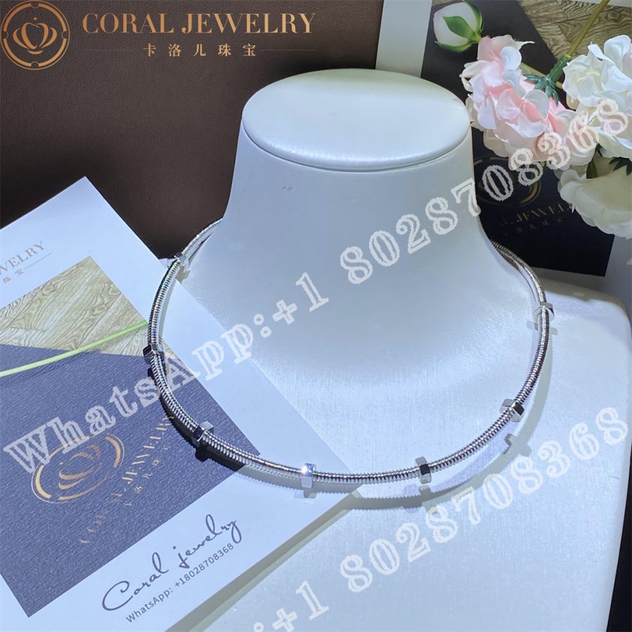 Cartier Ecrou De Cartier Necklace White Gold N7424398 Coral (4)