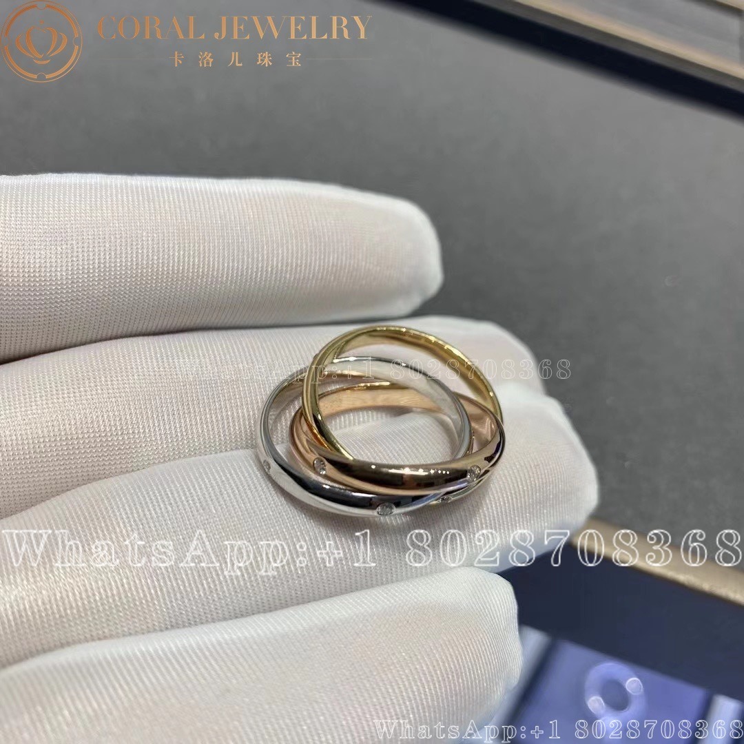 Cartier Trinity Ring Classic Diamonds Ref B4038800 Coral (4)