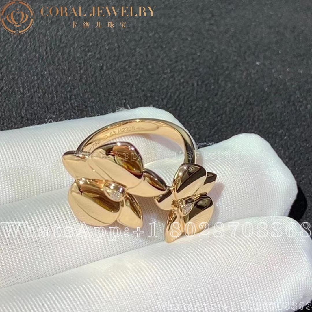 Cartier Caresse Dorchidees Par Cartier Ring Ref B4083200 Coral (8)