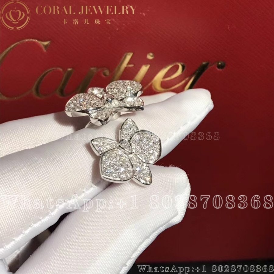 Cartier Caresse Dorchidees Par Cartier Ring Ref N4211500 Coral (3)