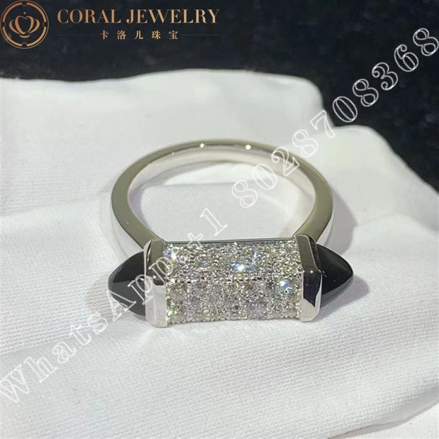 Cartier Les Berlingots De Cartier Ring White Gold Diamond Ref N4777900 Coral (3)