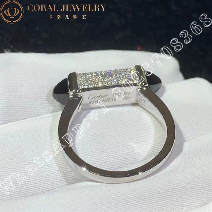 Cartier Les Berlingots De Cartier Ring White Gold Diamond Ref N4777900 Coral (4)