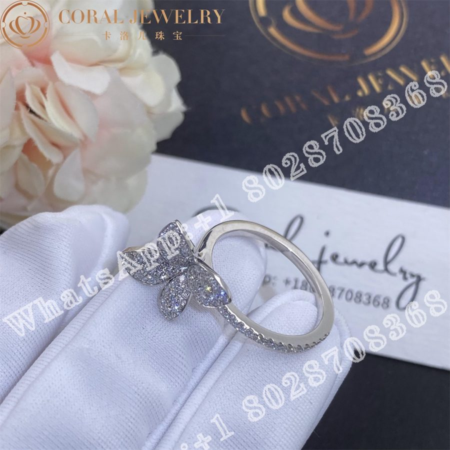 Pasquale Bruni Petit Garden Ring In 18k White Gold With Diamonds Small Flower Cora (14)