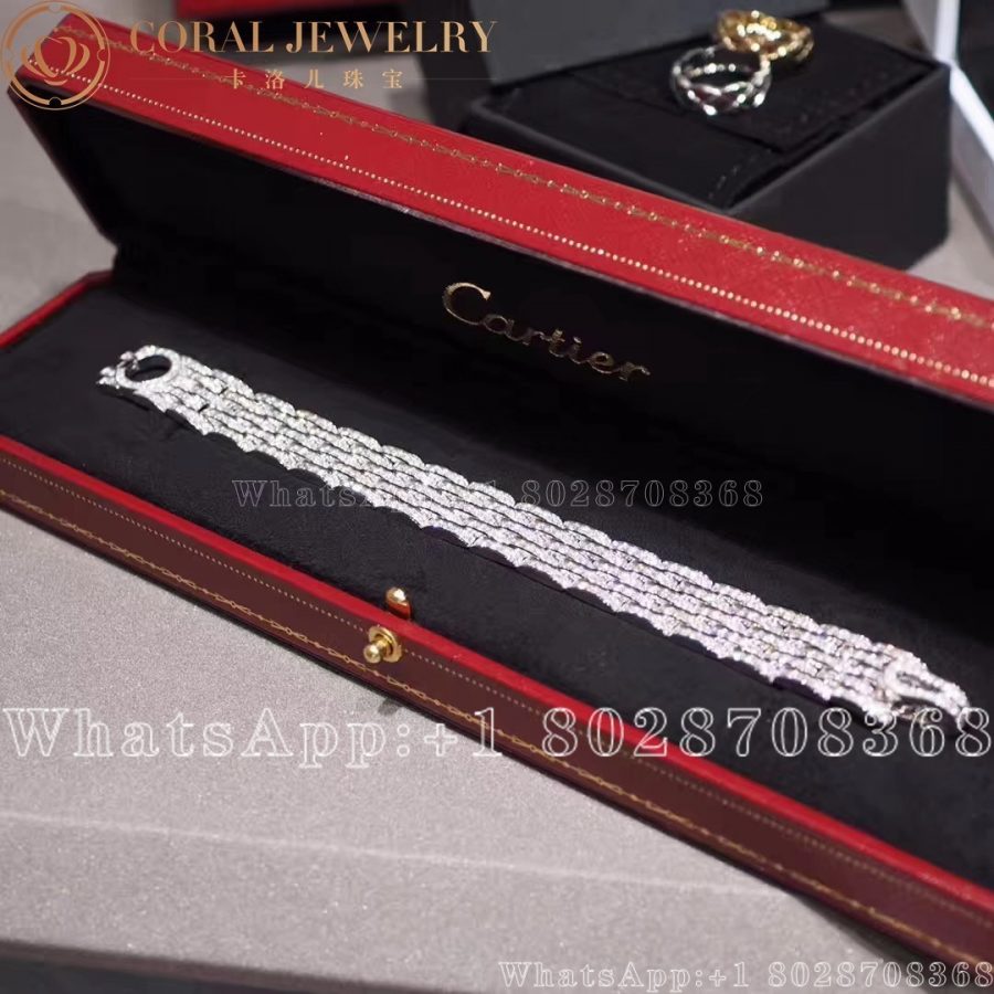 Cartier Agrafe Bracelet White Gold Diamonds H6020017 Coral (3)